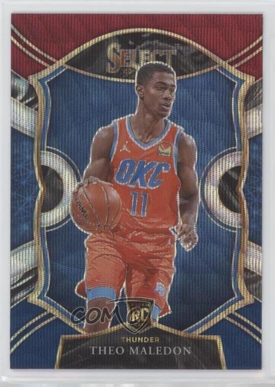 2020-21 Panini Select Concourse Tri-Color Prizm Theo Maledon #94 0d4