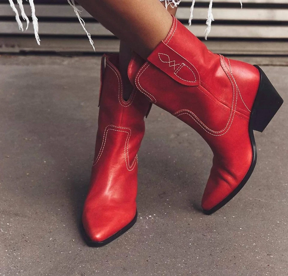 Bota Western Free People Pitchfork Point Talla 7.5 Foto 2 de 4