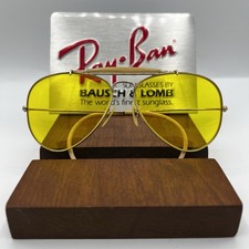 Vintage Ray Ban B L 1/30 10k GO Yellow Kalichrome Outdoorsman USA 58mm