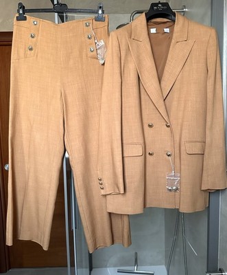 MARELLA (Max Mara) Anzug Blazer Jacke + Hose Viskose 46IT/L