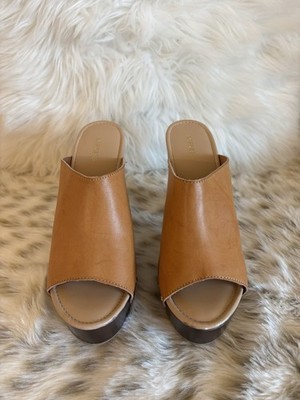 Express Tan Platform Heels Size 7