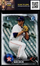 2016 Bowman Draft #BDC-49 Brett Adcock Chrome Refractor