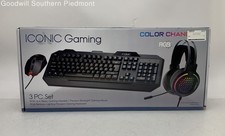 ICONIC Gaming Combo RGB 3 pcs Gaming Set 8302JCP - Open Box