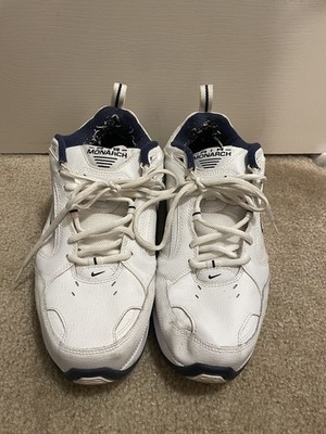 Nike Air Monarch IV White Navy Size 11