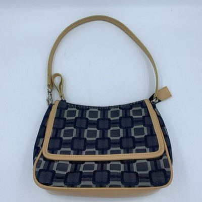 Y2K Mini Denim Shoulder Bag Purse Vimtage 90s Preppy Casual Retro Blue