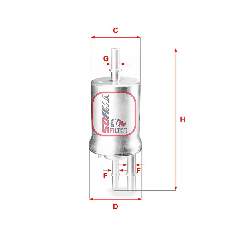 Für SOFIMA S1855B Fuel Filter S1855B Fuel filter fits: SEAT ALHAMBRA; VW SHARAN - Bild 3