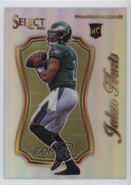 2020 Panini Select Certified Rookies Silver Prizm Jalen Hurts #SCR-22 RC