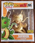 FUNKO POP DRAGONBALL Z GOLD SHENRON HOT TOPIC EXCLUSIVE VARIANT