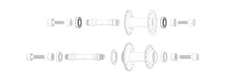 ZIPP Replacement Front Hub Bearings 333 Track
