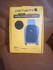 Carhartt Universal Nylon Duck Seat Back Organizer, Black