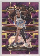 2024 Panini Select WNBA Concourse Purple Ice Prizm 52/149 Angel Reese #5 4l3