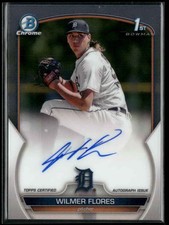 Wilmer Flores 2023 Bowman Chrome Prospect Autograph #CPA-WF AUTO 1st Bowman