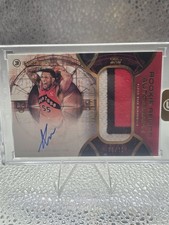 Topps 2025-26 Topps Three Rookie Relic Auto Gold Alijah Martin Raptors /10