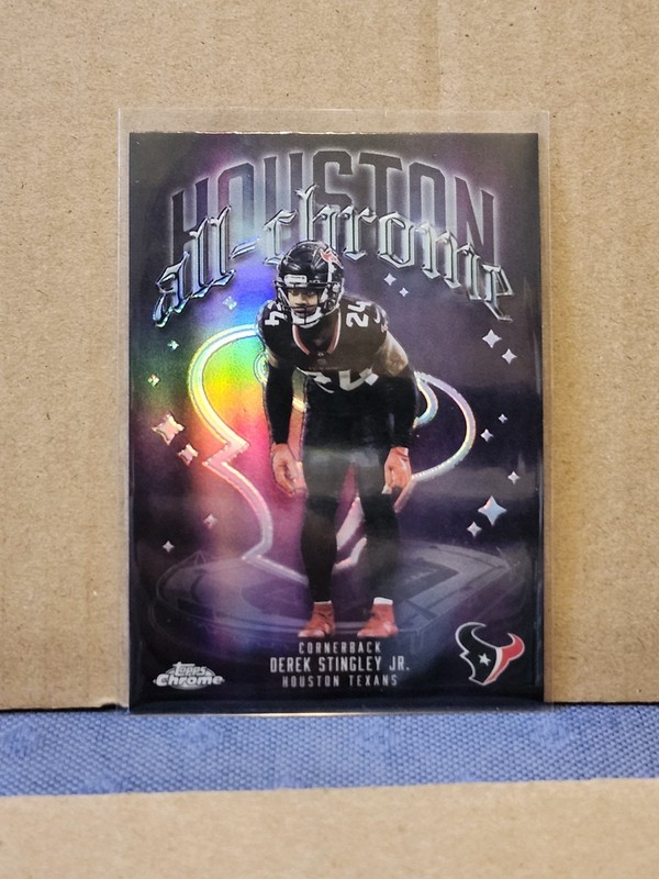2025 Topps Chrome - All-Chrome Team Derek Stingley Jr. #ACT-19 Refractor Texans