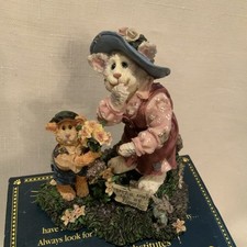 NEW W/BOX BOYDS CAT KITTY PURRSTONE - MOMMA AND HANK. PURRFECT MOM
