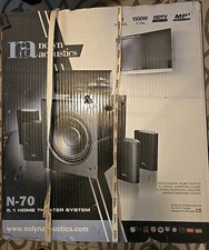 NEW NOLYN ACOUSTICS 5.1 N-70 HOME THEATER SYSTEM - NIB Read