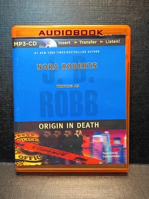 Origin In Death J.D. Robb Mp3 CD Audiobook Unabridged Brilliance Nora Roberts