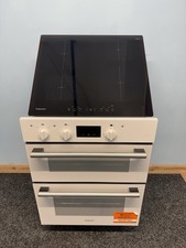 Hotpoint DU2540WH Built Under Double Oven & Hotpoint CIA640C Induction Hob