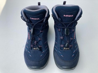 LOWA Kids Zirrox GTX MID Junior Gr. 33   Navy/Rosé   GORE-TEX