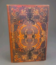 Monte Cassino Faux Secret Wood Book Box  12"H X 8"W X 2.5" Pre-owned 