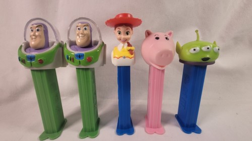 Pez Spender Disney Toy Story 5 Stück Buzz Alien Jessie Hamm