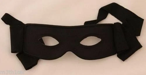 New Makeup Ball Half Zoro Eye Mask Bandit Superhero Ninja Lone Ranger Costume - Image 4 of 4