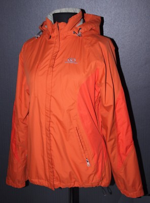 Catmandoo womens orange winter active sport jacket size 36
