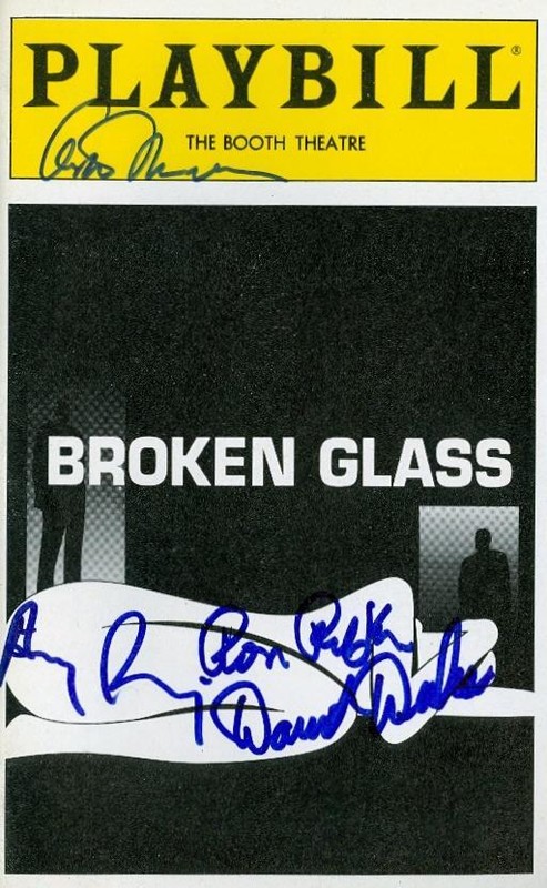 ARTHUR MILLER SIGNED PLAYBILL AMY IRVING DAVID DUKES