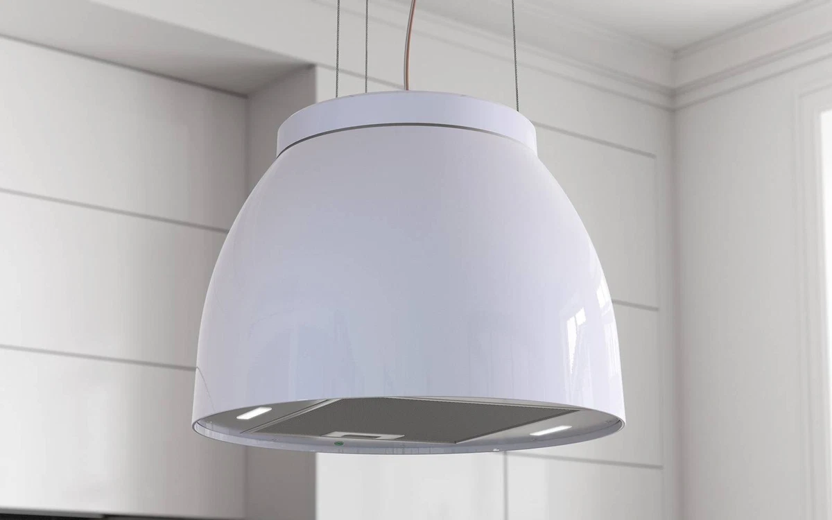 Cheminée Hotte Falmec Verso Blanc – 40/78cm, Réf. KCQAN00B, Neuve