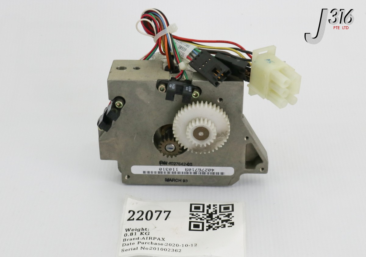 22077 AIRPAX STEPPER MTR P/N: 4112821-01 402731901 402767109