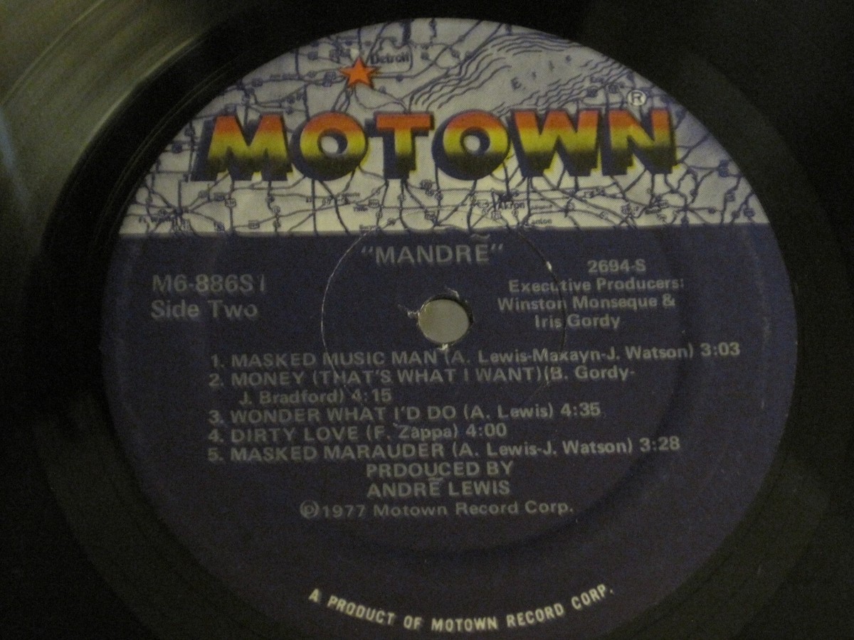Mandre - Mandre LP レコード MANDRE S/T LP ORIG 1977 MOTOWN M6-886S1 DISCO JAZZ FUNK