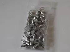 50, Burndy Ring Terminal 20- 14y AWG UNIN Hylug Compression Lug #10 terminal