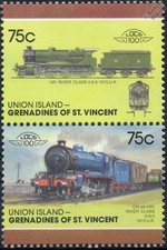 1915 HR/CR River Class (Highland / Caledonian Railway) Train Stamps / LOCO 100