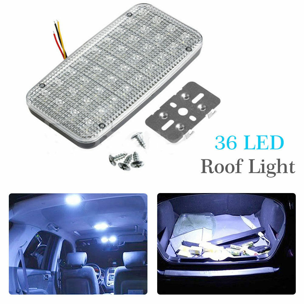 12V Car Interior Roof Light Energysaving 36 LED Bright Lights Ceiling