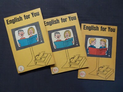Gerhard Gräf, English for You, English textbook in 3 parts, GDR 1979