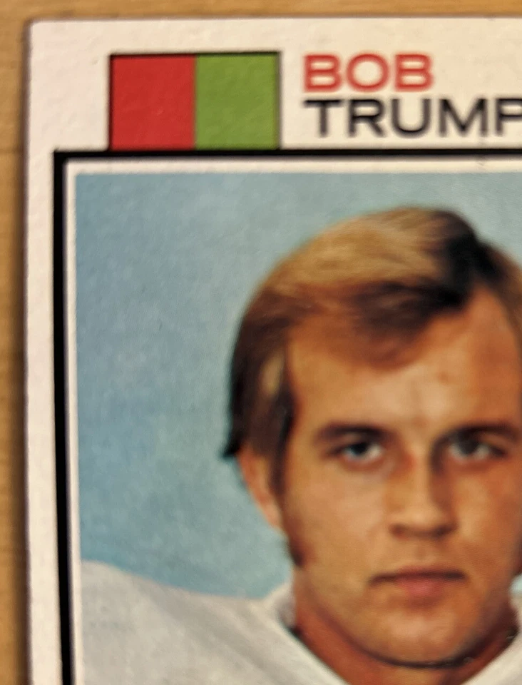 1973 Topps Bob Trumpy Football Card #7 Bengals Edge Wear, Corner Dings, Good - Image 2 of 4