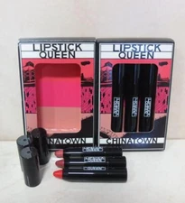 LIPSTICK QUEEN CHINATOWN THREE TO THRILL 3 LIP PENCIL SET BOXED (LOT OF 2)