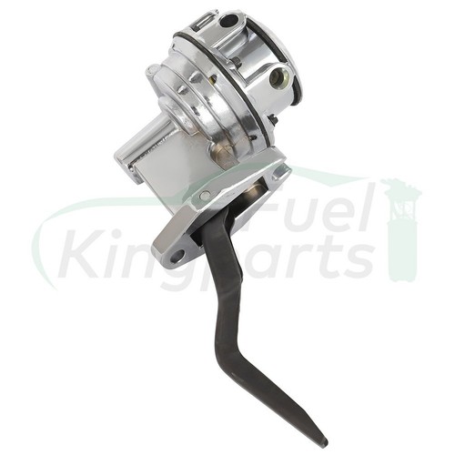 For Ford 351C Cleveland 351M 400M 8PSI 80GPH Chrome High Volume Fuel Pump - Foto 3 di 8