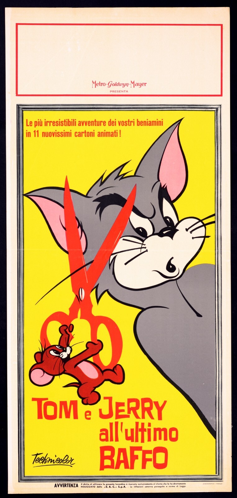 Locandina di TOM E JERRY ALL'ULTIMO BAFFO (1963)