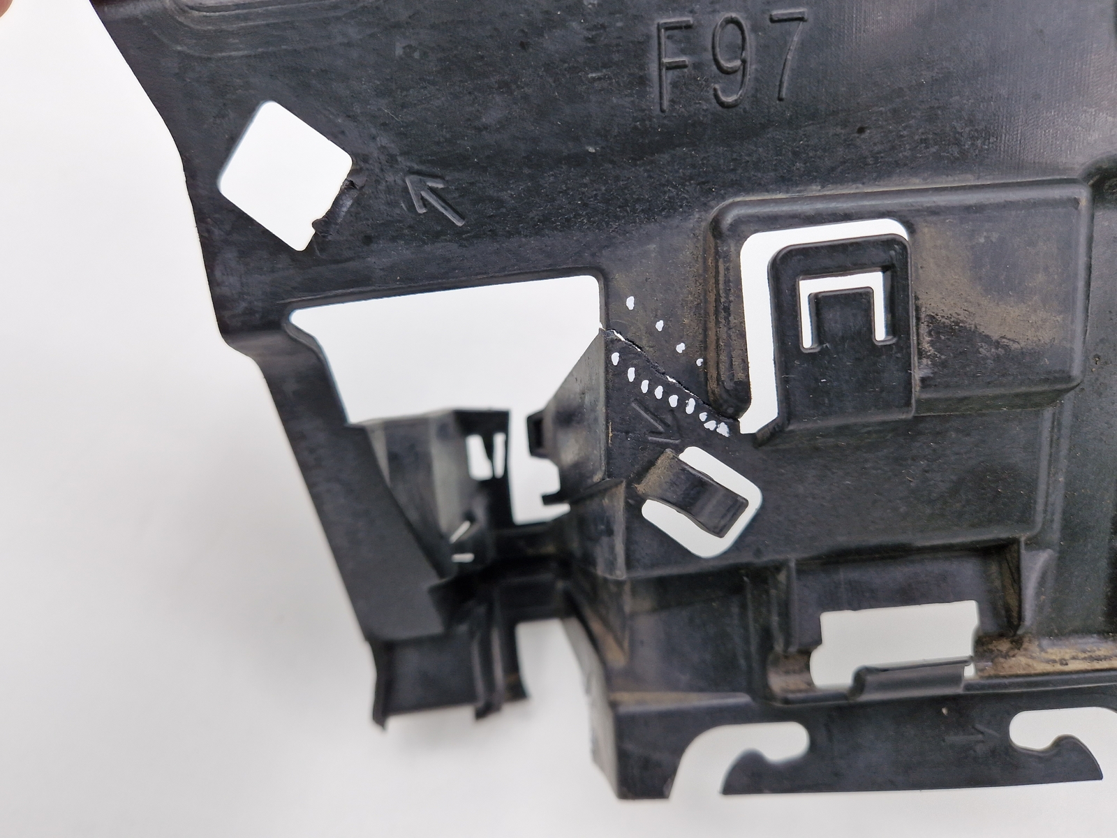 BMW X3 SERIES F97 G01 REAR BUMPER LOWER BRACKET DAMAGED 8065256 | eBay 