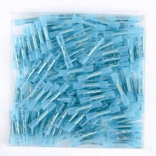 Blue Heat Shrink Butt Wire Connectors Crimp Terminals AWG 16-14 Gauge US 1000Pcs