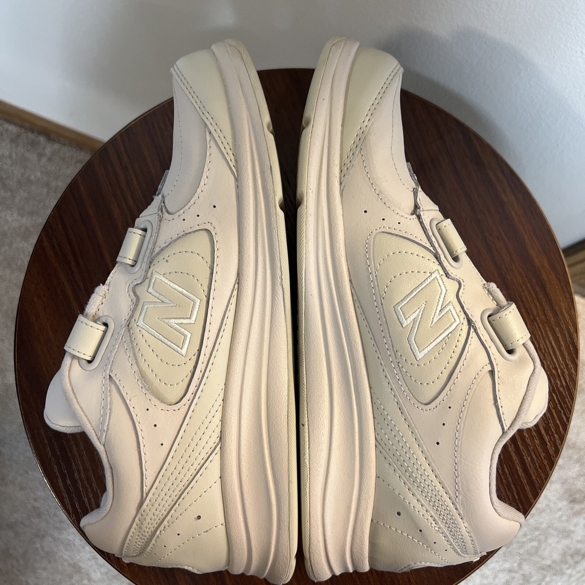 New Balance ☆ made in USA WW577VB Bone New Balance WW577VB Biege Velcro WW577VB Women's Walking