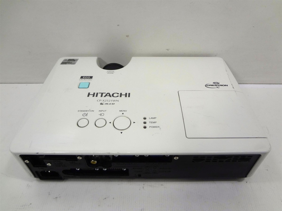 Hitachi CP-X2521WN - HDMI 3LCD Projector - Lamp Runtime: 00 Hours