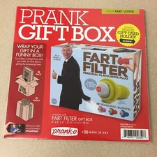 Prank “fart Filter” Wrap Your Real Gift in a Prank Funny Gag Joke Gift Box