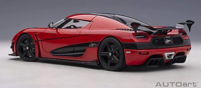 AUTOart 1/18 KOENIGSEGG AGERA RS Red / Carbon Black 79022 From