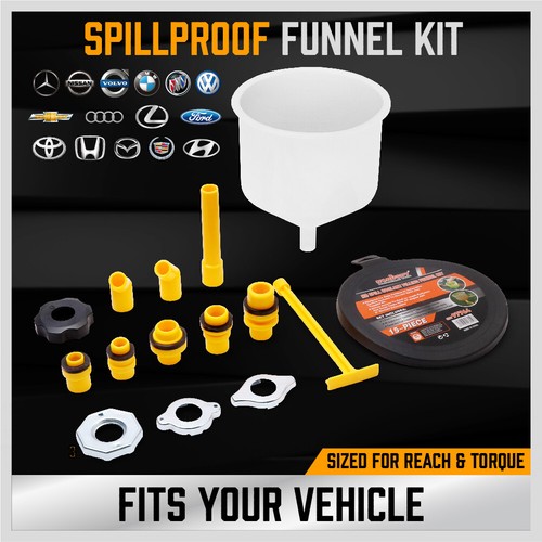 Spill Proof Radiator Coolant Filling Funnel Kit Car Auto Fluid Cooling System - Picture 8 of 8
