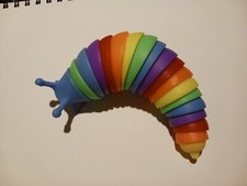 Fidget Slug Toy, Anti Stress/Anxiety Relief S...