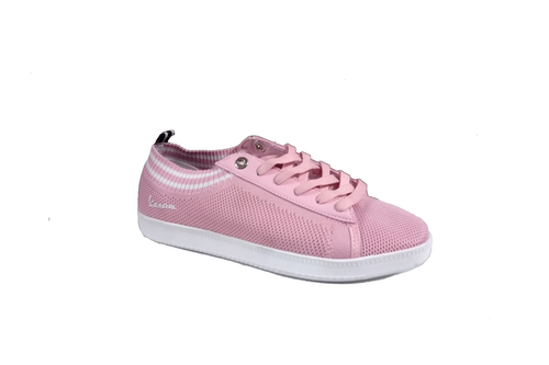 Nuovo Scarpe Vespa V00011-500-54 Donna Rosa Scooter Moto Calzino Bassa  Sneakers | eBay