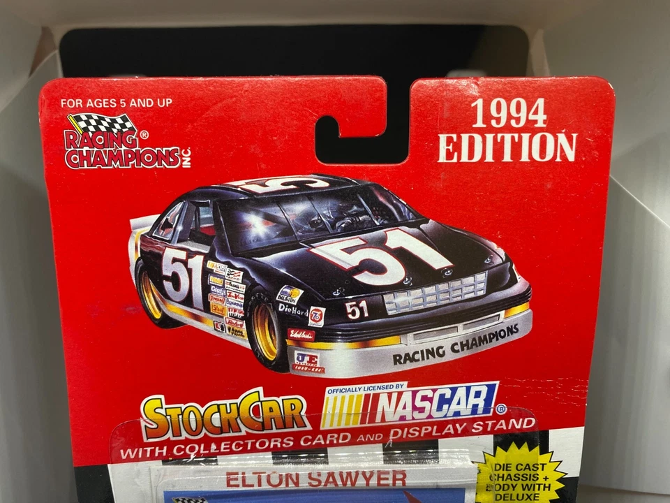 VINTAGE Racing Champions Stock Car 1994 Edition ELTON SAWYER 1/64 Scale NASCAR - Image 4 of 4