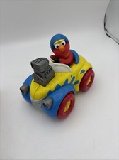 Vintage 1998 TYCO Preschool Toys Sesame Street ELMO Car Racer Self-Propelled